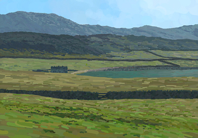 Kyle of Durness, 2008. 33cm by 23cm